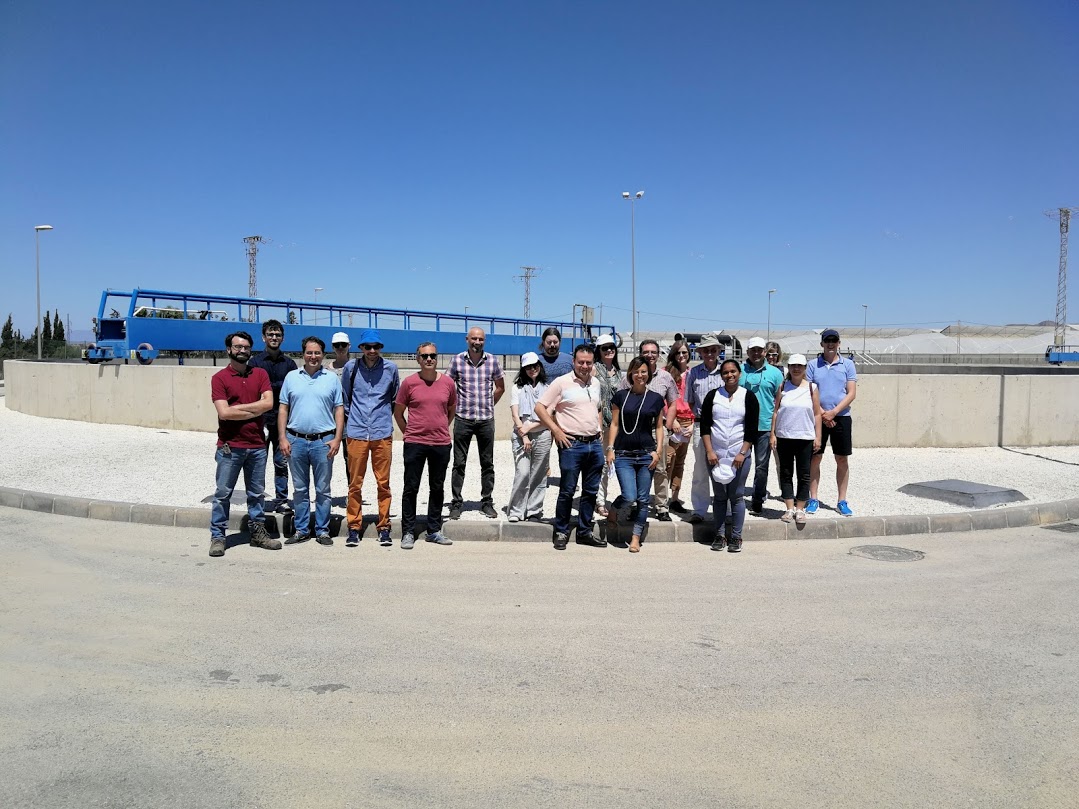 Site visit at the wastewater treatment plants of the Region of Murcia in Spain
