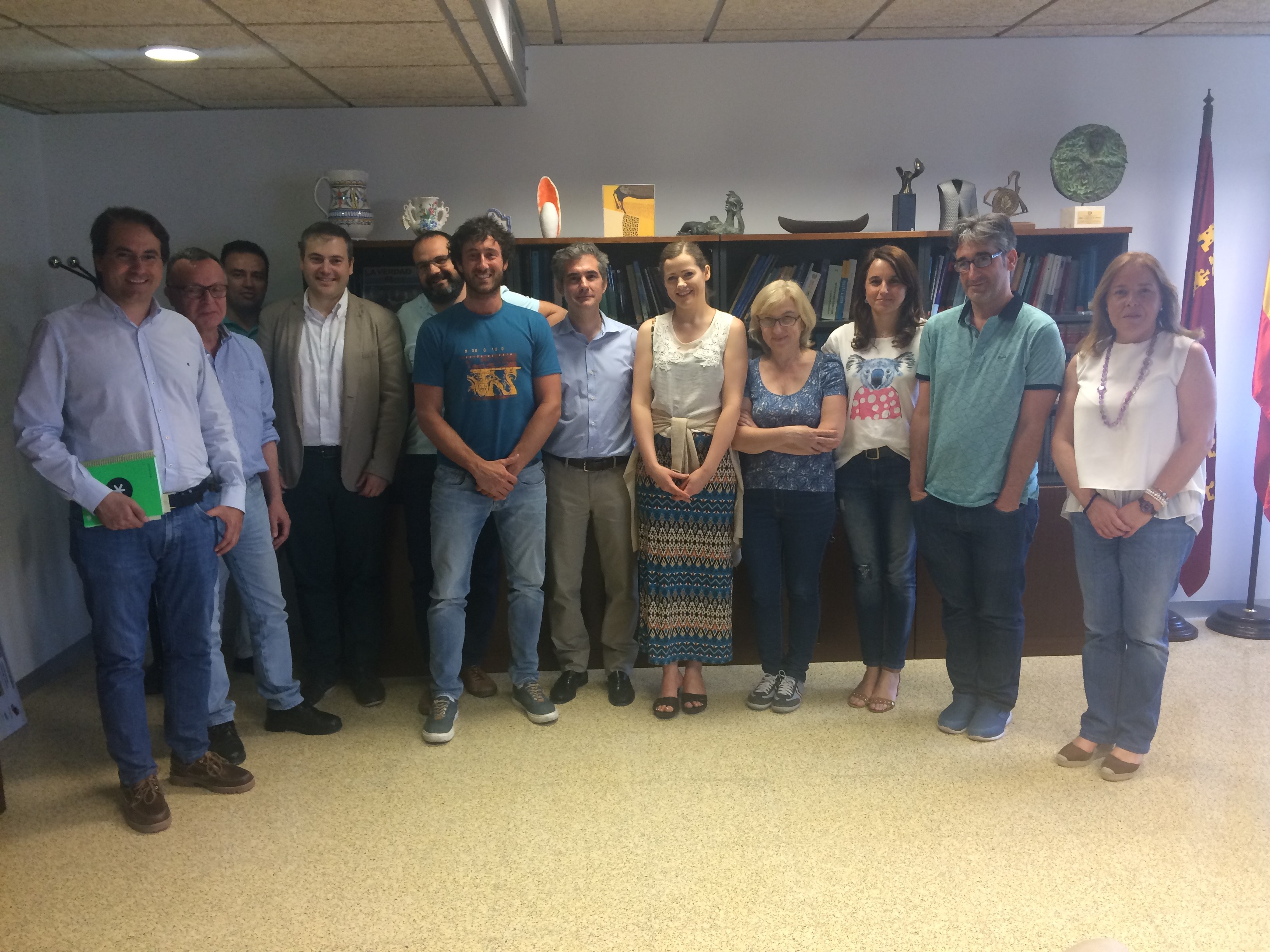 University of Macerata and Ulster University researchers seconded in Murcia, Spain (May 2018)